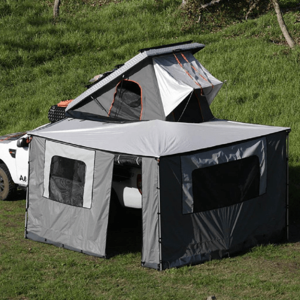 Alu-Cab 270° Shadow Awning Side Wall Kit – venstre