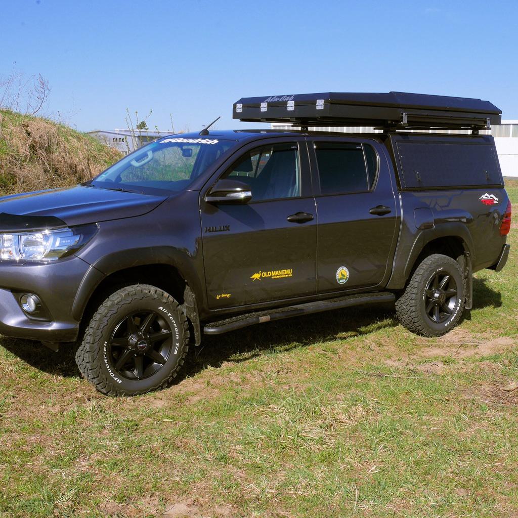 Alu-Cab Adventure Hardtop, Toyota Hilux 2016-2025 Double Cab (Dørkplade)