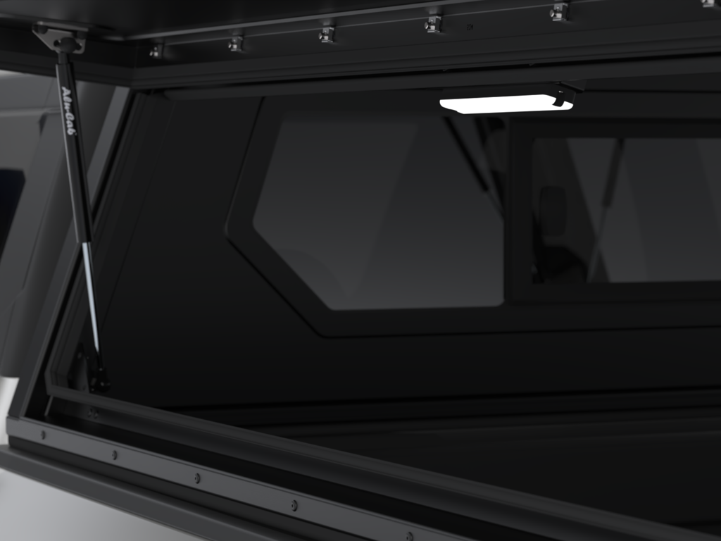 Alu-Cab Contour Hardtop, BYD Shark 2024+ Double Cab (Med sideruder)