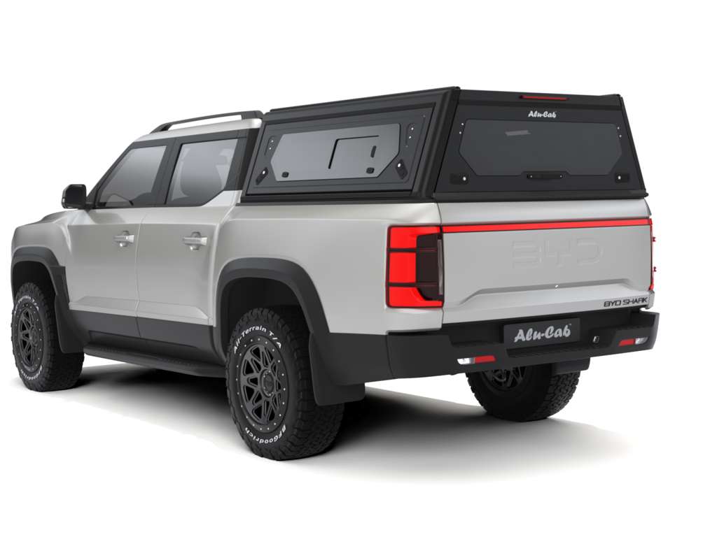 Alu-Cab Contour Hardtop, BYD Shark 2024+ Double Cab (Med sideruder)