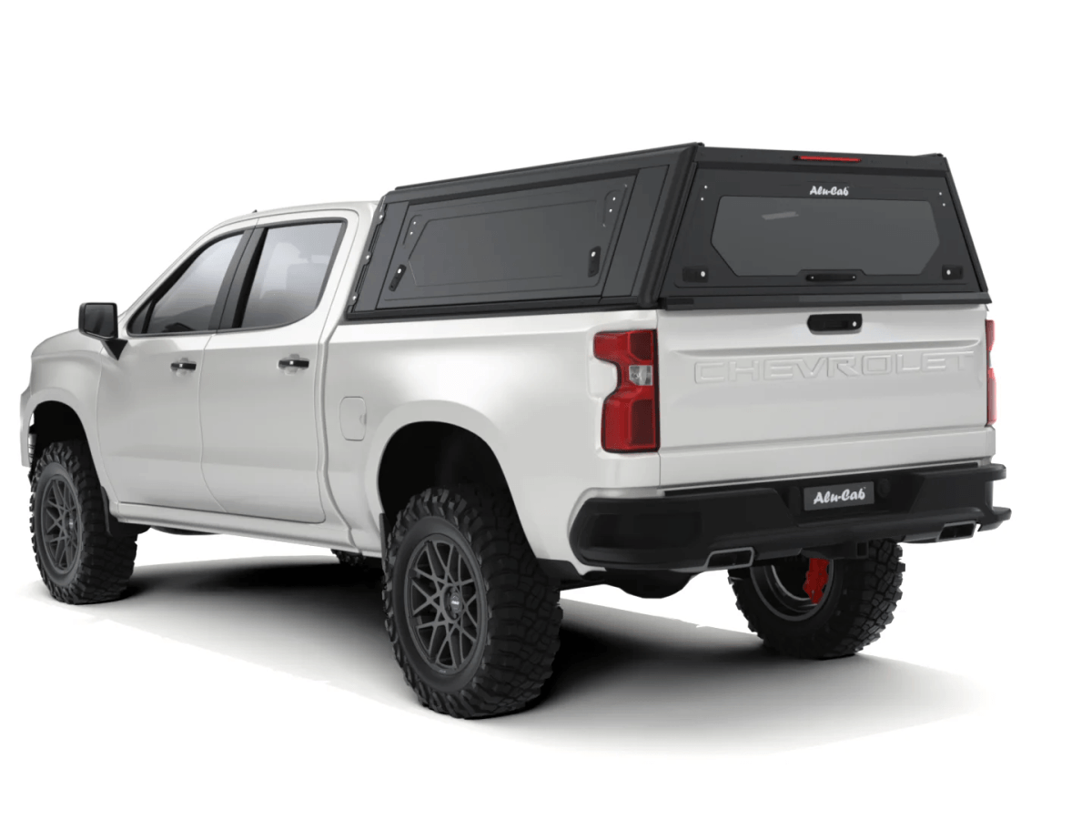 Alu-Cab Contour Hardtop, Chevrolet Silverado / GMC Sierra 1500 2019+ Short Bed (Glat)