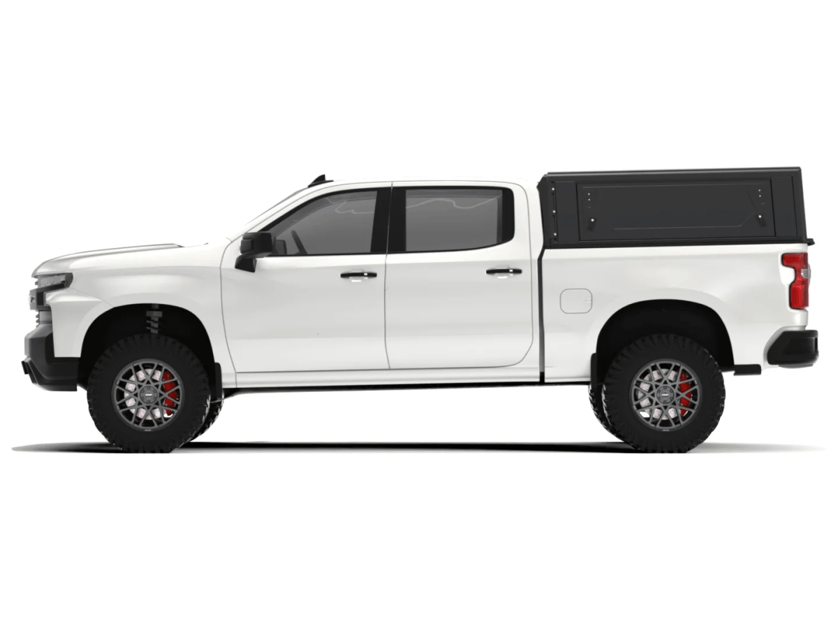 Alu-Cab Contour Hardtop, Chevrolet Silverado / GMC Sierra 1500 2019+ Short Bed (Glat)