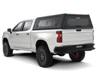 Alu-Cab Contour Hardtop, Chevrolet Silverado / GMC Sierra 1500 2019+ Short Bed (Med sideruder)