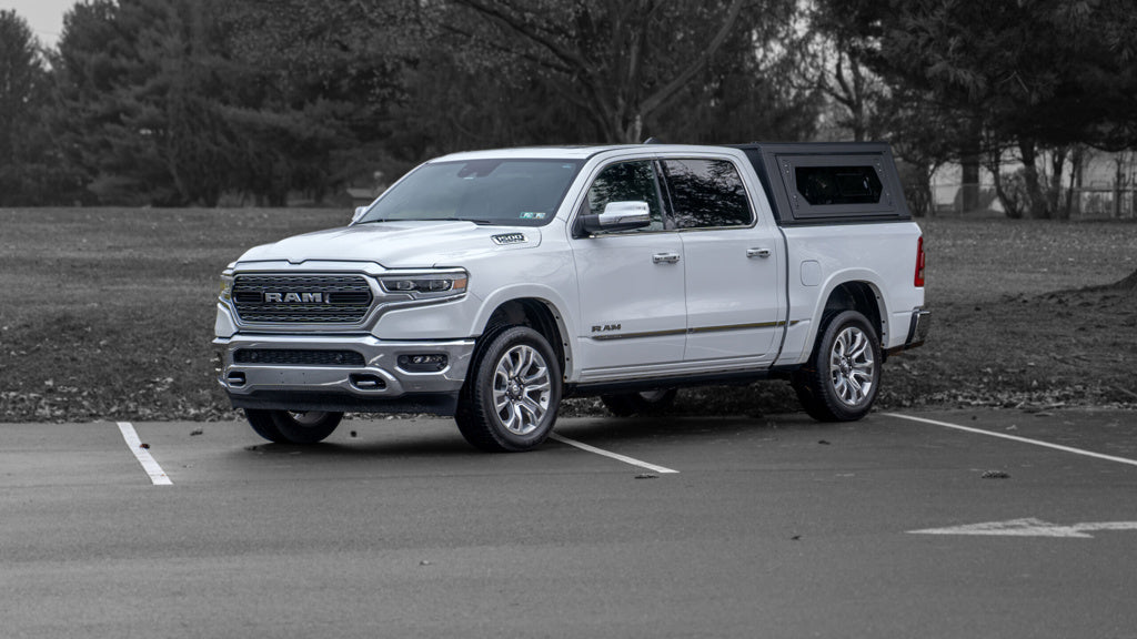 Alu-Cab Contour Hardtop, Dodge RAM 1500 2009-2018 Long Bed (Med sideruder)