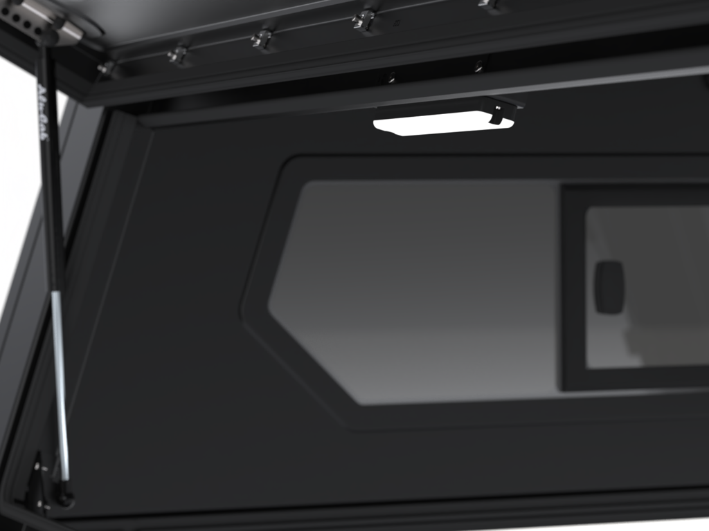 Alu-Cab Contour Hardtop, Dodge RAM 1500 2009+ Short Bed (Med sideruder)