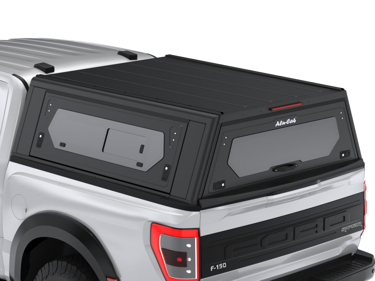 Alu-Cab Contour Hardtop, Ford F-150 2015-2020 Short Bed (Med sideruder)