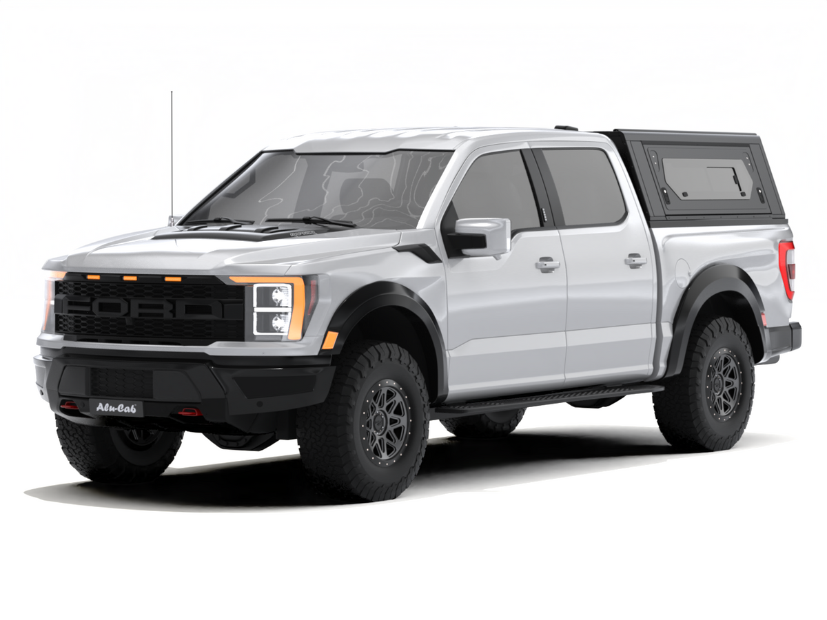 Alu-Cab Contour Hardtop, Ford F-150 2015-2020 Short Bed (Med sideruder)