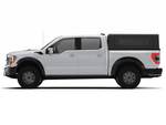 Alu-Cab Contour Hardtop, Ford F-150 2022+ Short Bed (Med sideruder)