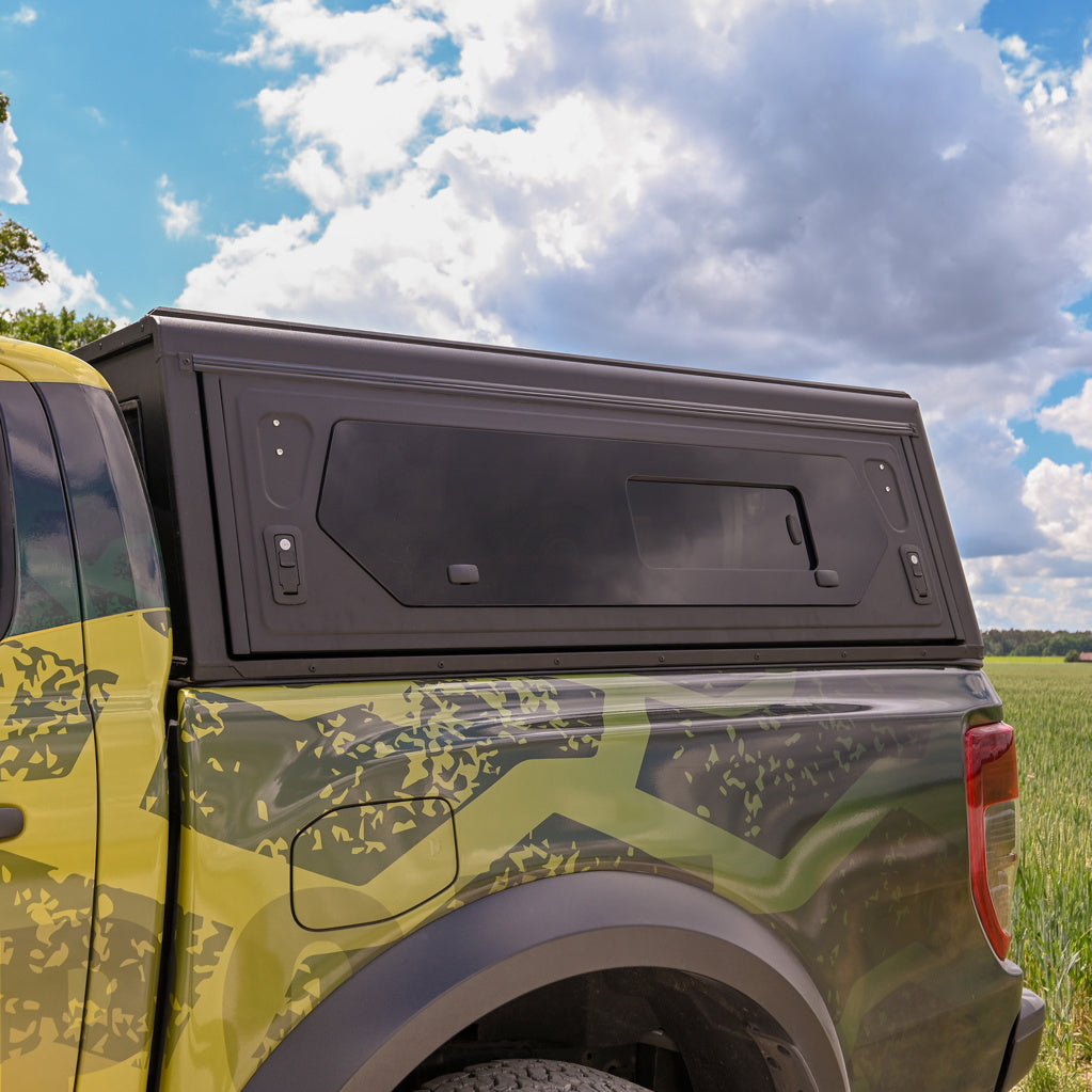 Alu-Cab Contour Hardtop, Ford Ranger 2012-2022 Double Cab (Med sideruder)