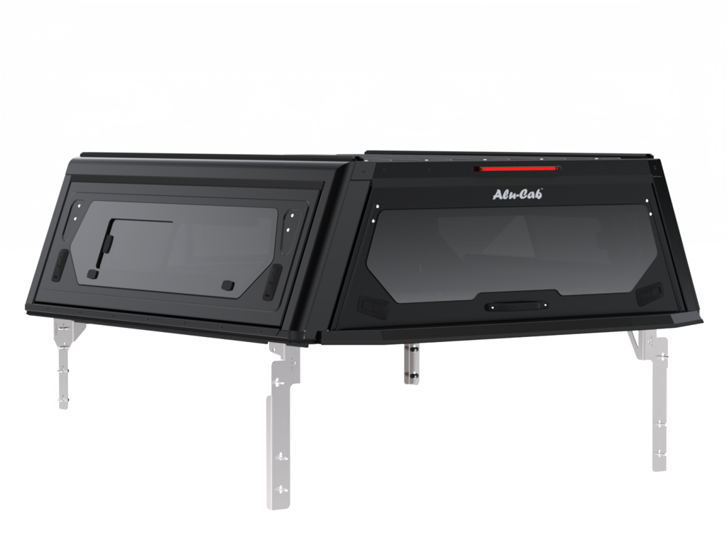 Alu-Cab Contour Hardtop, Ford Ranger 2023+ Double Cab (Med sideruder)