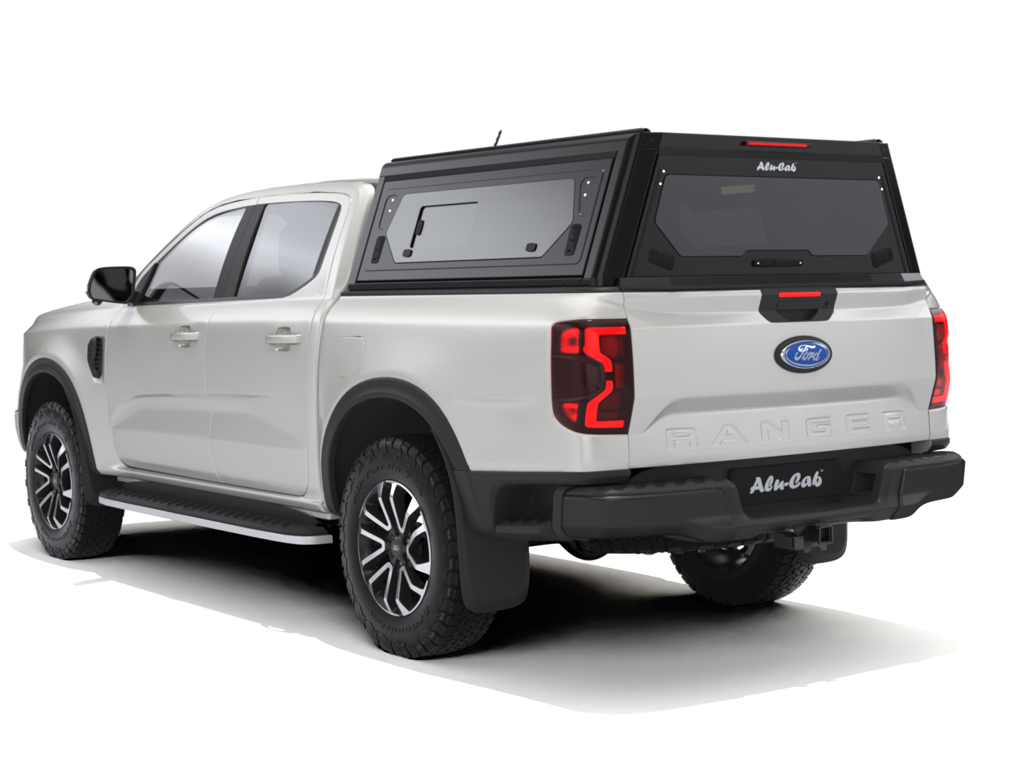 Alu-Cab Contour Hardtop, Ford Ranger 2023+ Double Cab (Med sideruder)