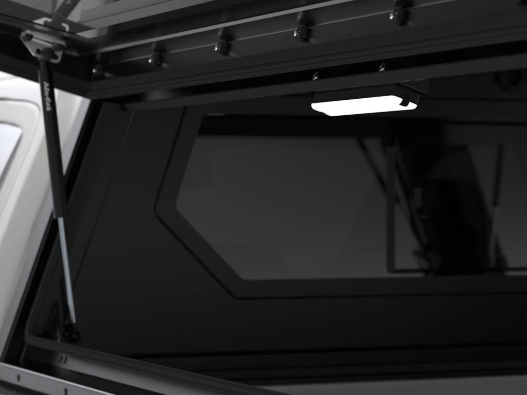 Alu-Cab Contour Hardtop, Ford Ranger 2023+ Double Cab (Med sideruder)
