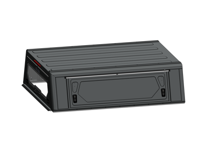 Alu-Cab Contour Hardtop, Ford Ranger 2023+ X-Cab (Glat)