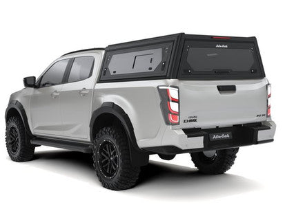 Alu-Cab Contour Hardtop, Isuzu D-Max 2020+ Double Cab (Med sideruder)