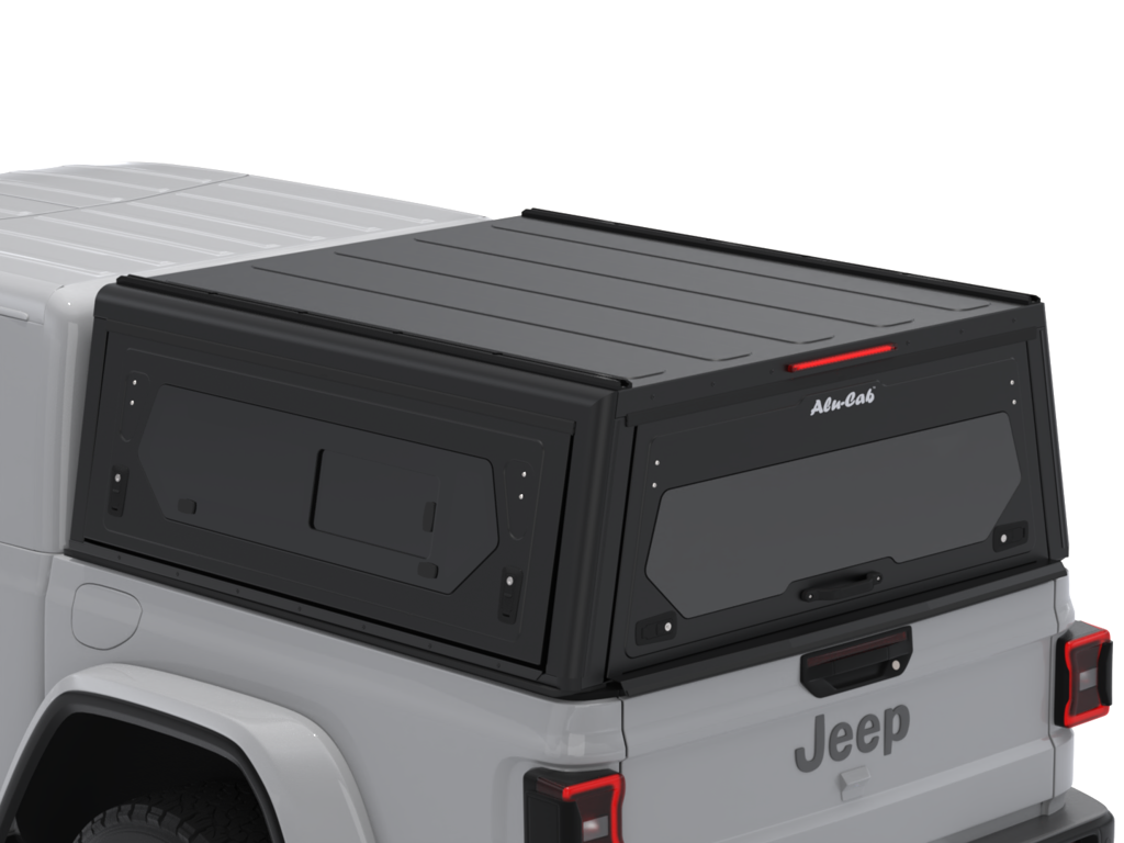 Alu-Cab Contour Hardtop, Jeep Gladiator 2019+ Double Cab (Med sideruder)
