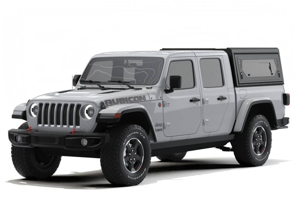 Alu-Cab Contour Hardtop, Jeep Gladiator 2019+ Double Cab (Med sideruder)