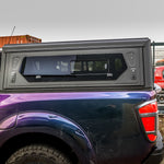 Alu-Cab Contour Hardtop, Nissan Navara 2016+ Double Cab (Med sideruder)