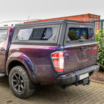 Alu-Cab Contour Hardtop, Nissan Navara 2016+ Double Cab (Med sideruder)