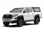 Alu-Cab Contour Hardtop, Toyota Hilux 2016-2025 Double Cab (Med sideruder)