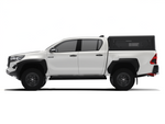 Alu-Cab Contour Hardtop, Toyota Hilux 2016-2025 Double Cab (Med sideruder)