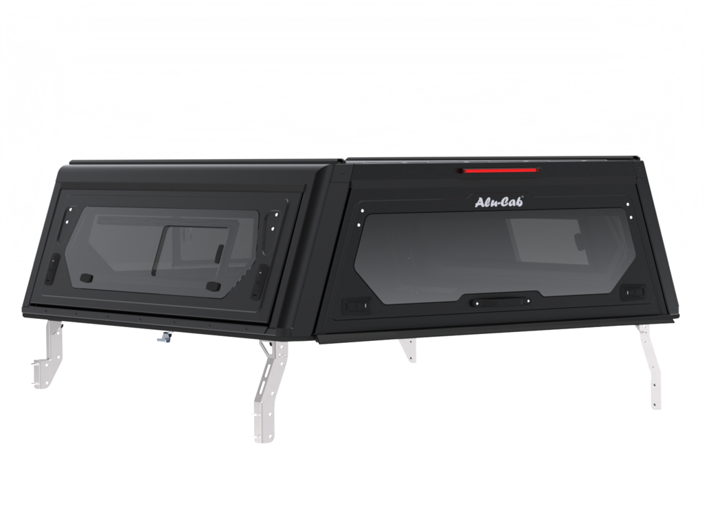 Alu-Cab Contour Hardtop, Toyota Hilux 2016-2025 Double Cab (Med sideruder)