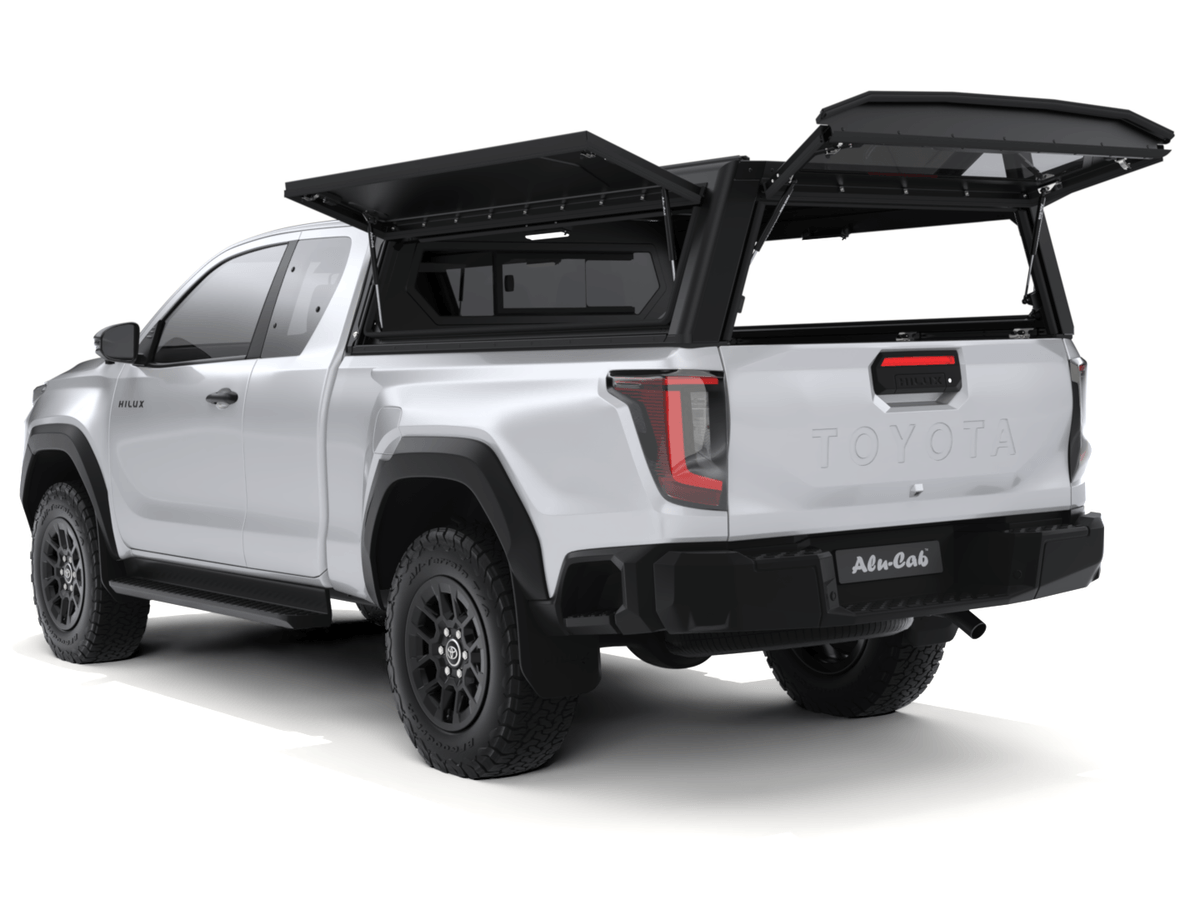 Alu-Cab Contour Hardtop, Toyota Hilux 2026+ X-Cab (Glat)