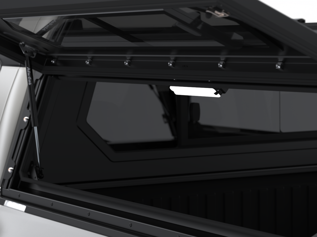 Alu-Cab Contour Hardtop, Toyota Tacoma 2024+ Short Bed (Med sideruder)