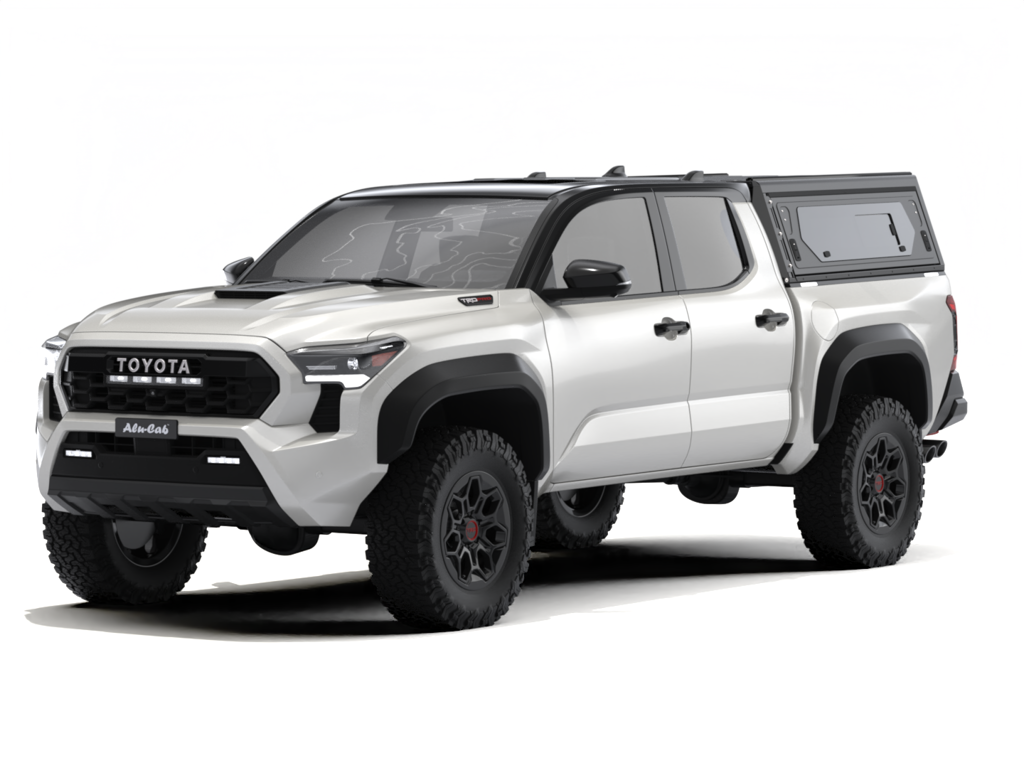 Alu-Cab Contour Hardtop, Toyota Tacoma 2024+ Short Bed (Med sideruder)