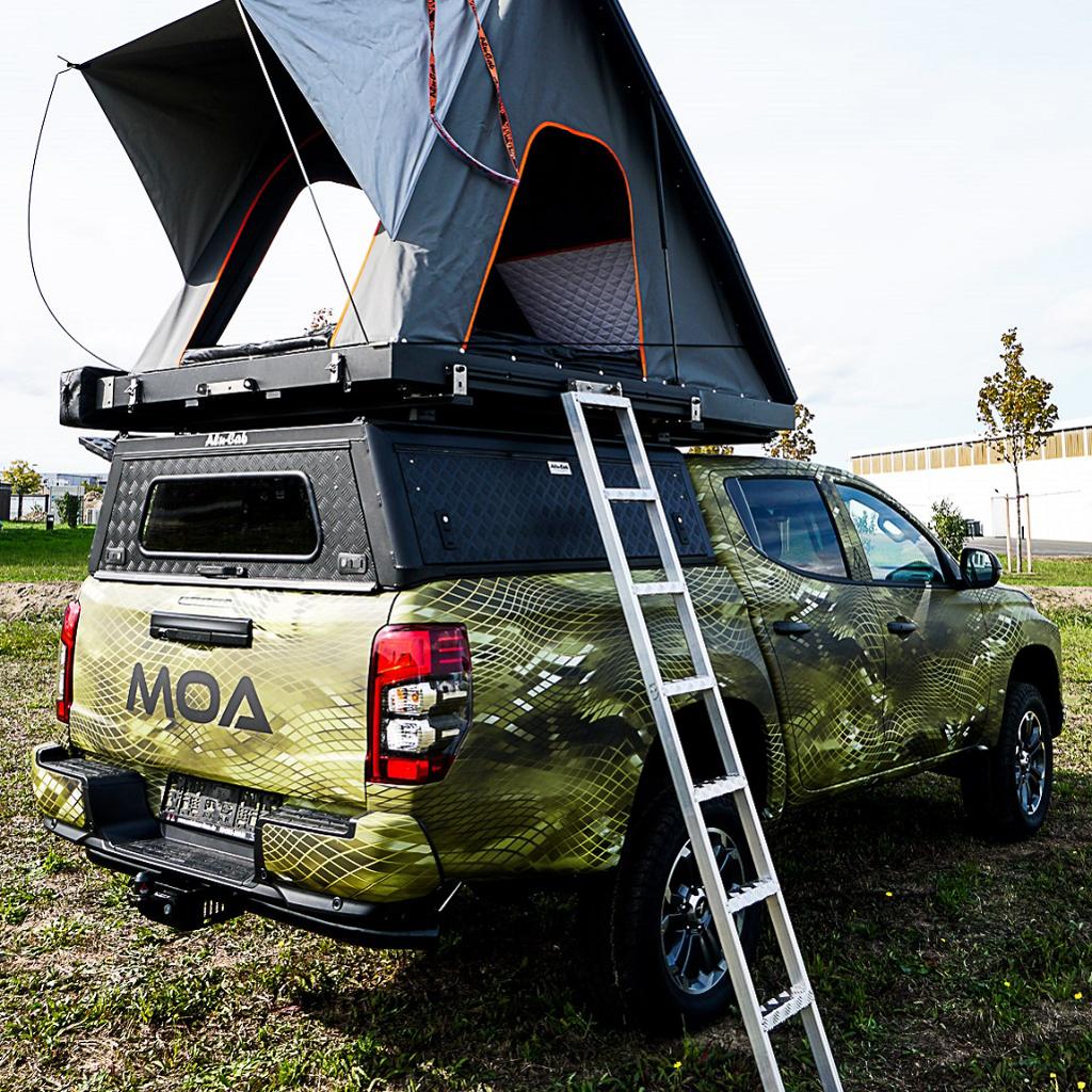 Alu-Cab Explorer Hardtop, Mitsubishi L200 / Fiat Fullback 2016-2023 Double Cab (Dørkplade)