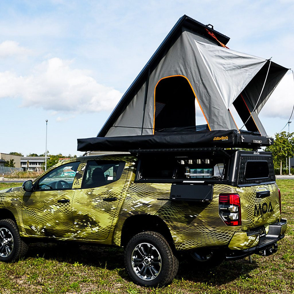 Alu-Cab Explorer Hardtop, Mitsubishi L200 / Fiat Fullback 2016-2023 Double Cab (Dørkplade)