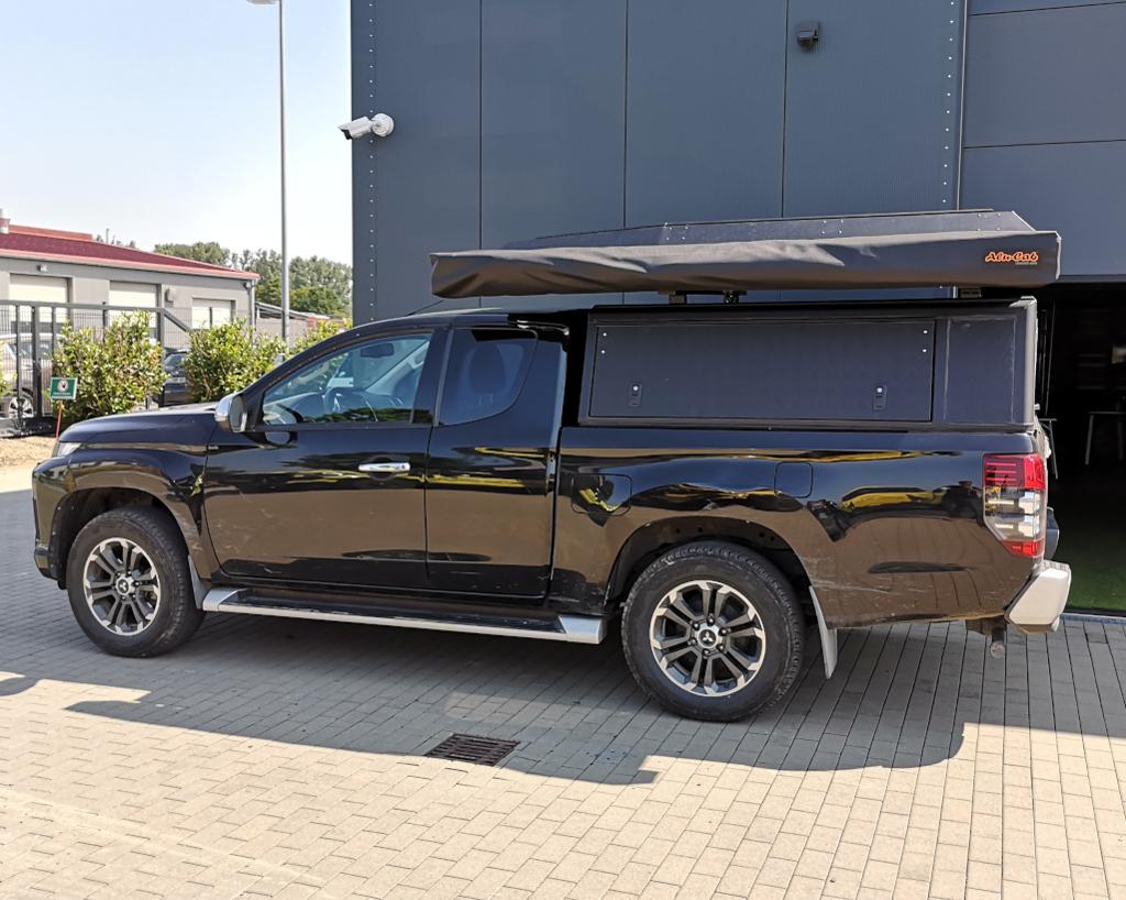 Alu-Cab Explorer Hardtop, Mitsubishi L200 / Fiat Fullback 2016-2023 X-Cab (Dørkplade)