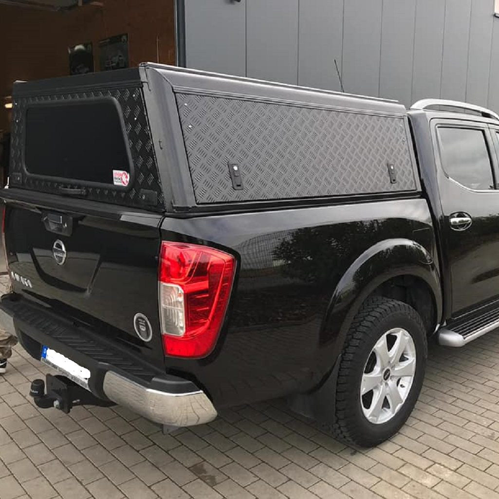 Alu-Cab Explorer Hardtop, Nissan Navara 2016+ Double Cab (Dørkplade)