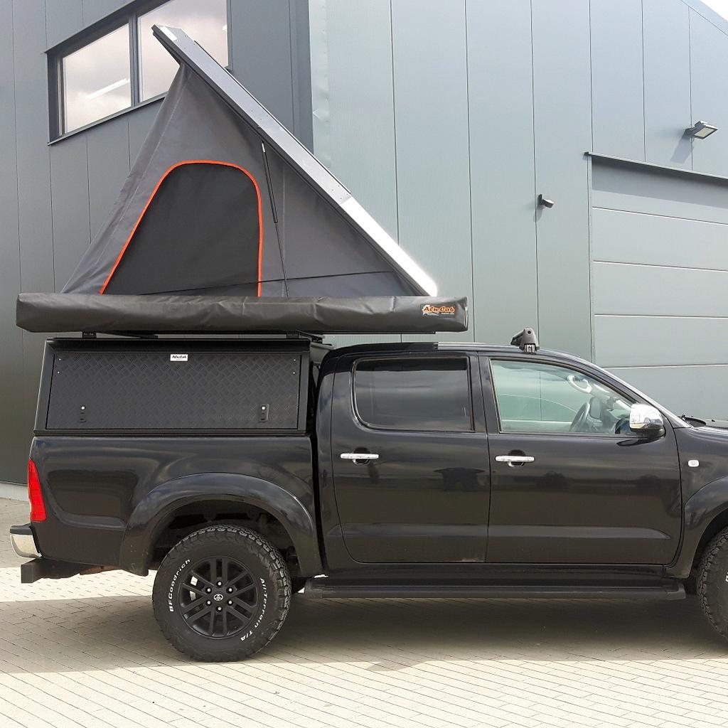 Alu-Cab Explorer Hardtop, Toyota Hilux 2005-2015 Double Cab (Dørkplade)