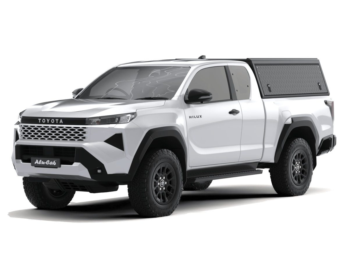 Alu-Cab Explorer Hardtop, Toyota Hilux 2026+ X-Cab (Dørkplade)