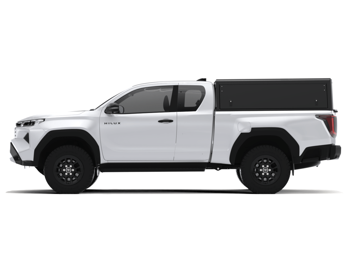 Alu-Cab Explorer Hardtop, Toyota Hilux 2026+ X-Cab (Glat)