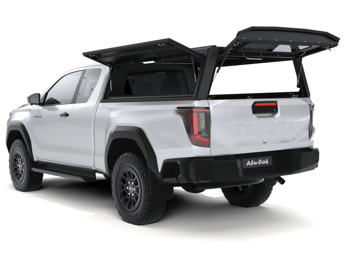 Alu-Cab Explorer Hardtop, Toyota Hilux 2026+ X-Cab (Glat)