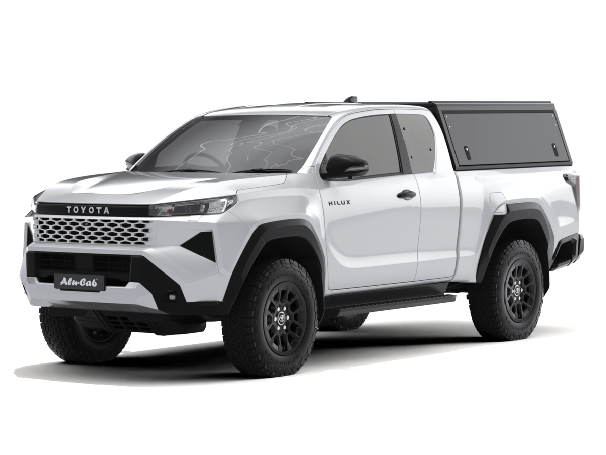Alu-Cab Explorer Hardtop, Toyota Hilux 2026+ X-Cab (Glat)