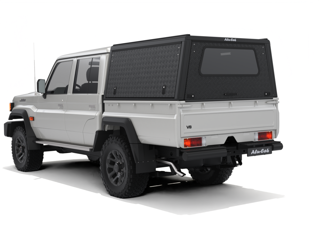 Alu-Cab Explorer Hardtop, Toyota Land Cruiser 79 1984+ Double Cab (Dørkplade)