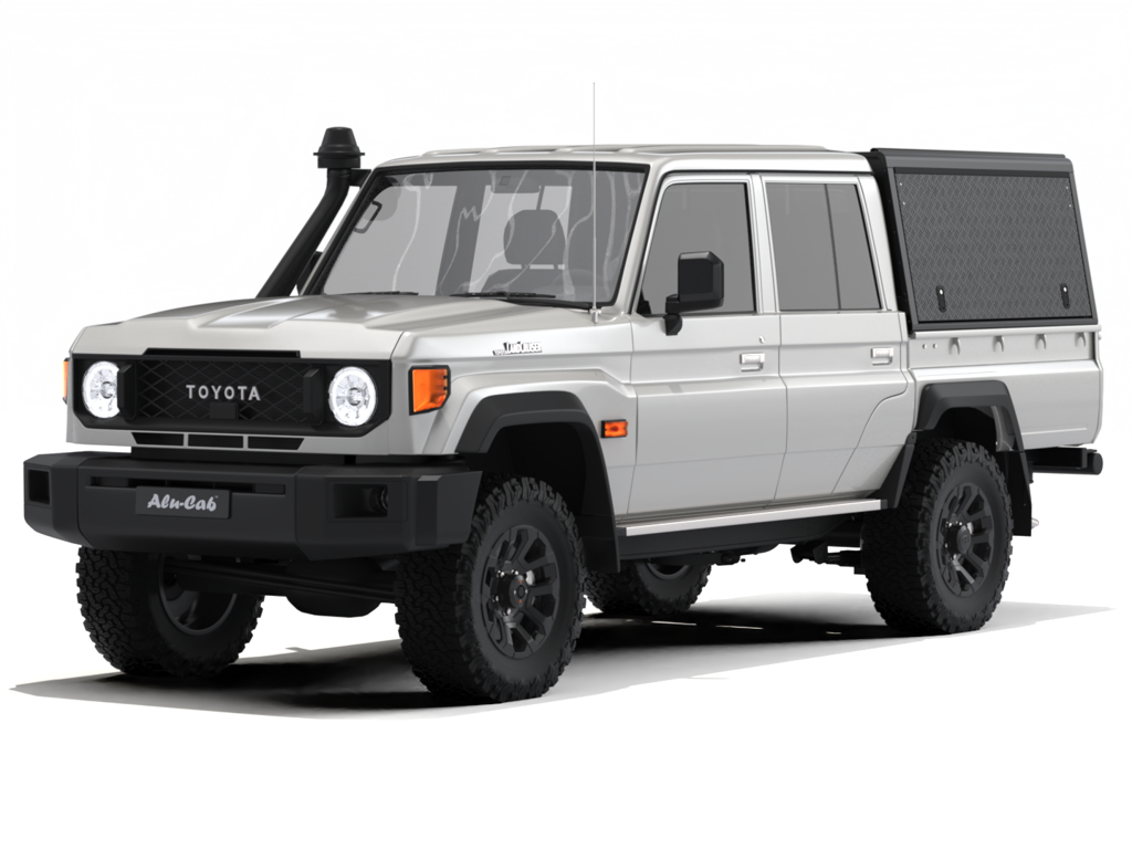 Alu-Cab Explorer Hardtop, Toyota Land Cruiser 79 1984+ Double Cab (Dørkplade)