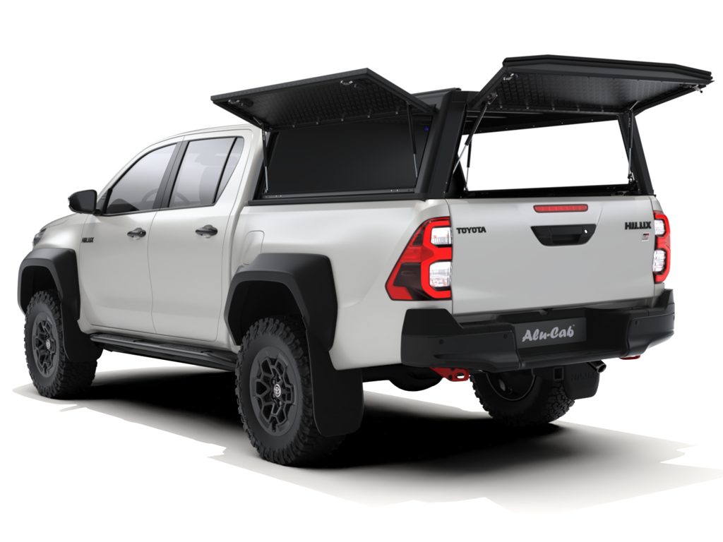 Alu-Cab Guard Hardtop, Toyota Hilux 2016-2025 Double Cab (Dørkplade)