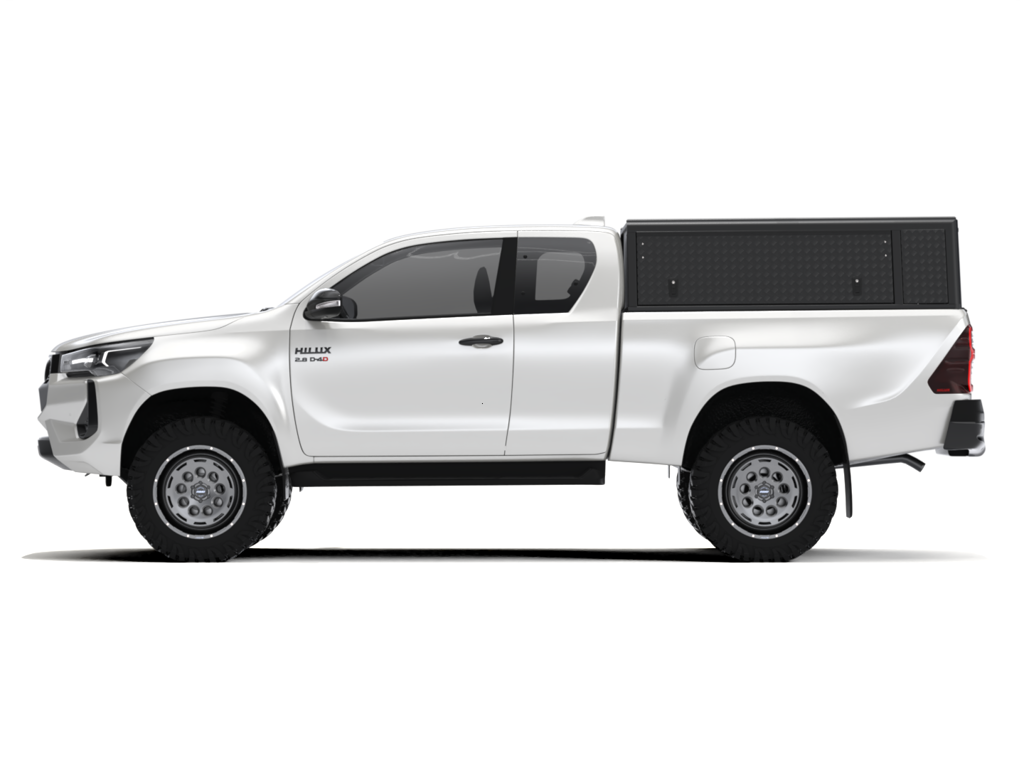 Alu-Cab Guard Hardtop, Toyota Hilux 2016-2025 X-Cab (Dørkplade)