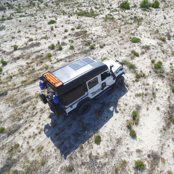 Alu-Cab Icarus Roof Conversion, Land Rover Defender 110 – Hvid