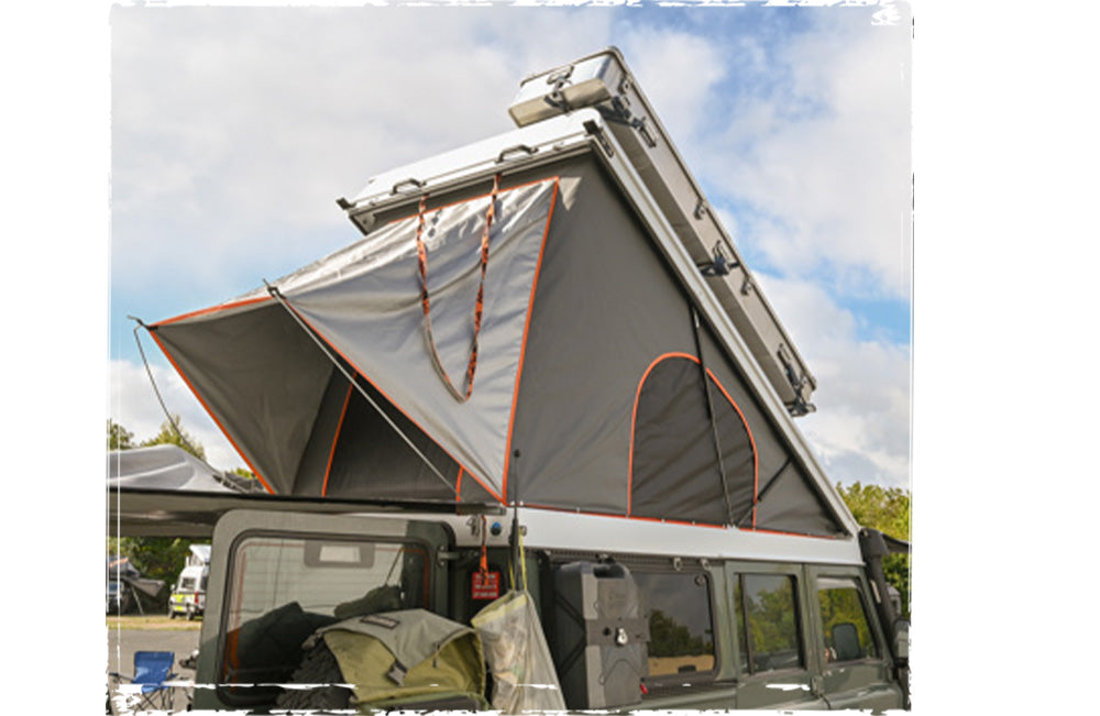 Alu-Cab Icarus Roof Conversion, Land Rover Defender 110 – Hvid