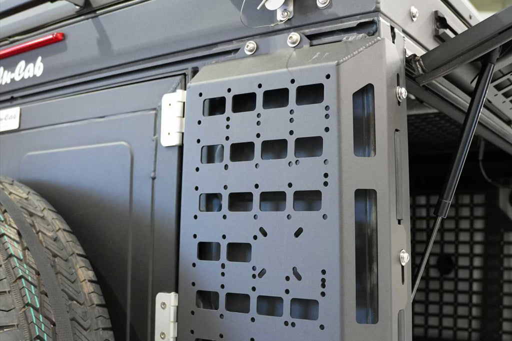 Alu-Cab ModCAP & Camper Molle Plate DC & XC (2 stk.) – udvendige molle plates bagpå