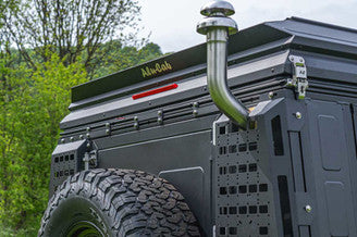 Alu-Cab ModCAP & Camper Molle Plate Fire Place FSS & FSL (2 stk.) – molle plates med udskæring til skorsten
