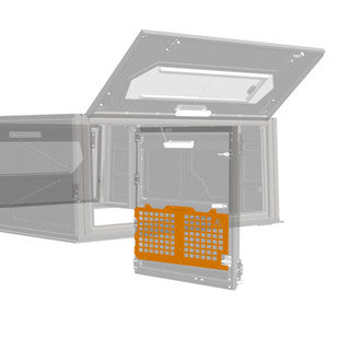 Alu-Cab ModCAP & Camper Molle Plate Rear Door Bottom DC & XC – nederste molle plate til bagdøren