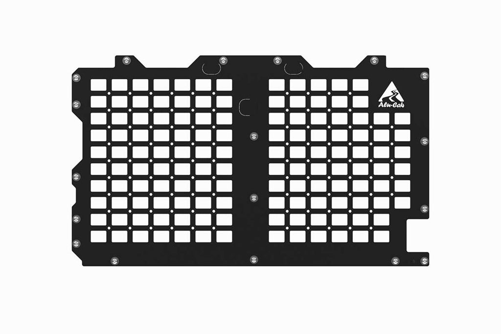 Alu-Cab ModCAP & Camper Molle Plate Rear Door Bottom DC & XC – nederste molle plate til bagdøren
