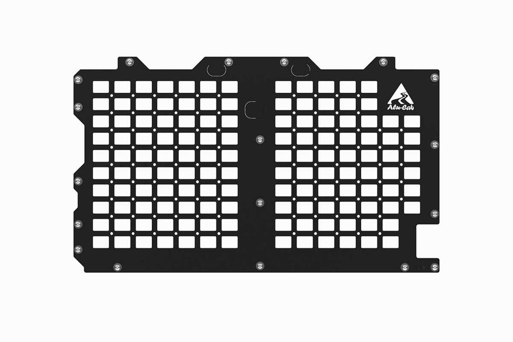 Alu-Cab ModCAP & Camper Molle Plate Rear Door Top DC & XC – øverste molle plate til bagdøren