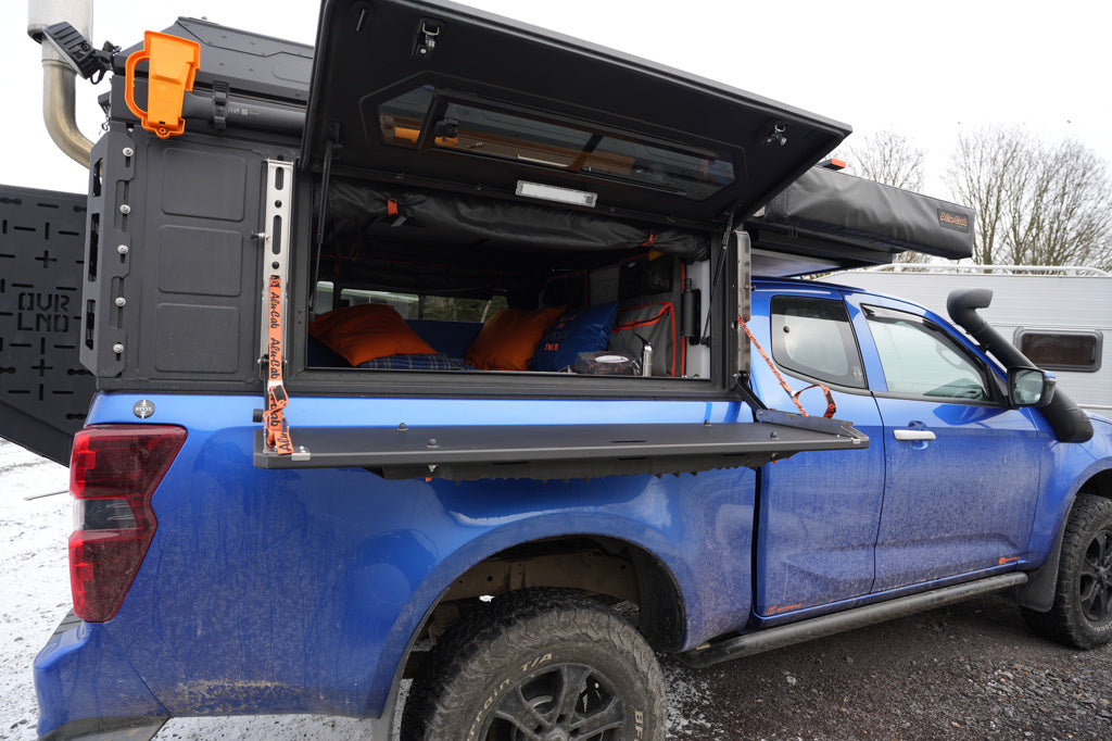 Alu-Cab ModCAP Drop Down Table – sidebord til ModCAP og Canopy Camper