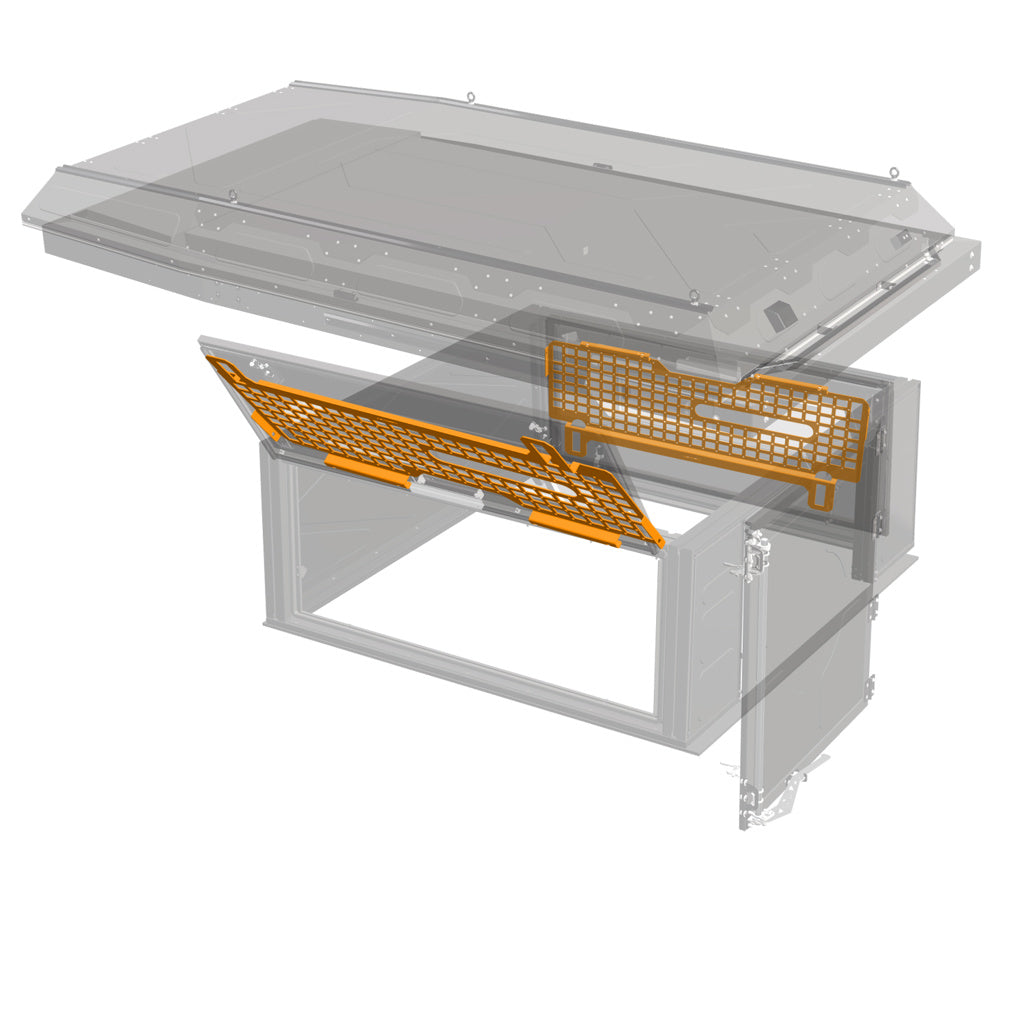 Alu-Cab ModCAP Molle / Side Window Grid FSS & FSL (2 stk.) – sikkerhedsgitter til sidevinduerne